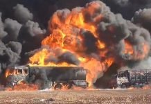 Iraqi warplanes destroy Daesh oil convoy in Nineveh province