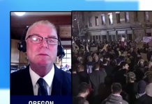 PRESS TV: Counter-protest outside trump rally ahead of New York primary