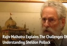 Rajiv Malhotra Explains The Challenges Of Understanding Sheldon Pollock