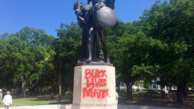 Anti-Confederate political correctness went mainstream with vandalism being OK