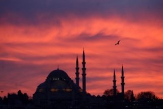 Sunset in Istanbul