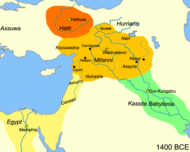 Mittani_Near_East_1400_BCE