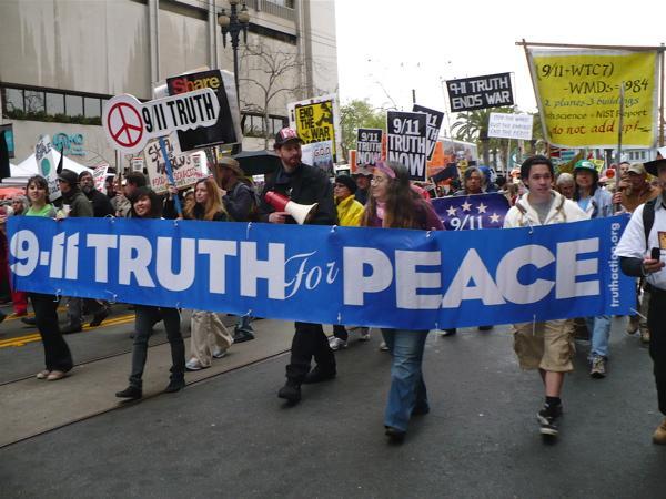 Today's REAL peace movement. (Anybody claiming to be for peace who isn't going all out for 9/11 truth is a phony.)