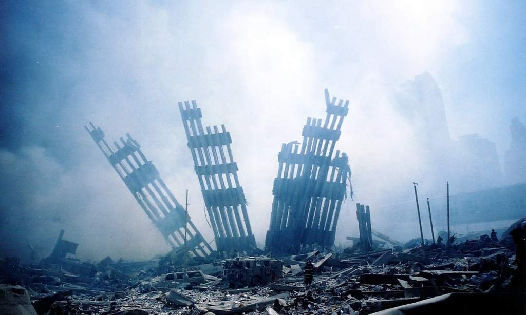 Rubble of 911, 2001