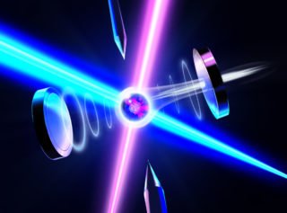 An atom's quantum information written onto a photon polarization state