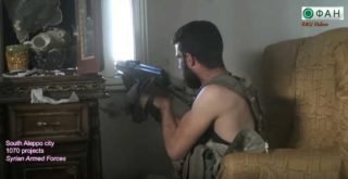 A lot of house to house fighting lingers in Aleppo