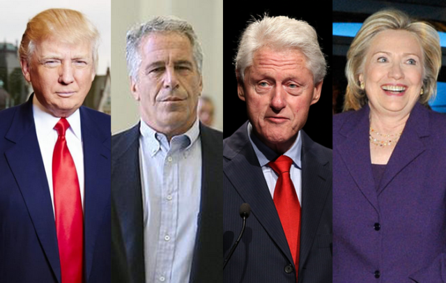 Trump, Jeffrey Epstein, and the Clintons – four noted American sex criminals