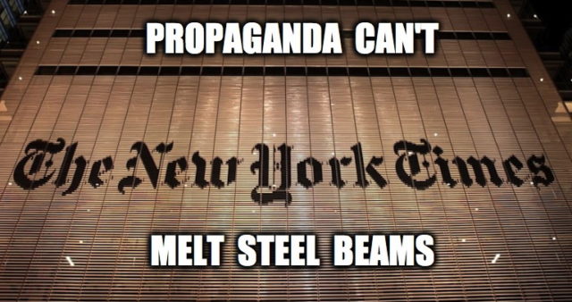 But if it could, the New York Times building would "collapse" at free-fall acceleration