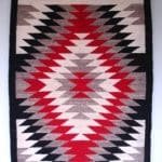 Vintage 1950’s Native American Navajo Rug