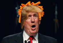 Hilary Supporter Takes Trumps Toupee During Latest Interview!