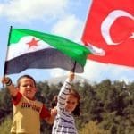 Turkey syria flags