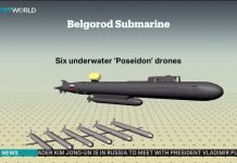 Russia launches new submarine, carrier of Poseidon underwater drones