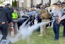 Breaking: Police in North Carolina Attack Voters, Gas Kids in Voter Suppression Effort