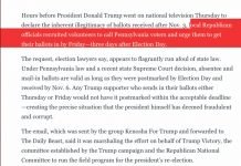 Trump Orders Followers to Commit Election Fraud to Destroy the Election