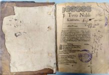 Rare Edition of Shakespeare’s Last Play Found in Spanish Library