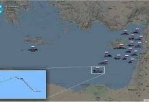 Russian Navy off the Syrian coast in massive show of force