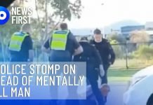 Melbourne Police Stomp Passive ‘erratic’ man into Coma (a lockdown protester?)