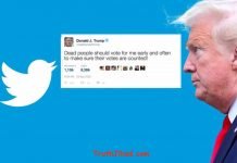 Trump to Dead Supporters: Vote Early and Often!