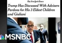 NYT: Trump discussed pardons for Jared, his oldest children and Rudy
