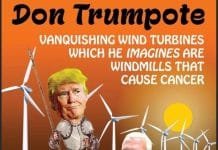 Disgraced Ex-President Trump: ‘Windmills caused Pandemic, Ruined Presidency’