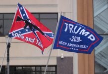 The line connecting Vladimir Putin and Donald Trump runs through Dixie