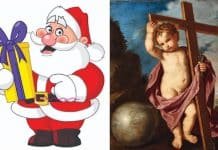 No-Gender Santa Claus to Kill Child Jesus. Shady Masonic Conspiracy for LGBT Propaganda even in Christmas